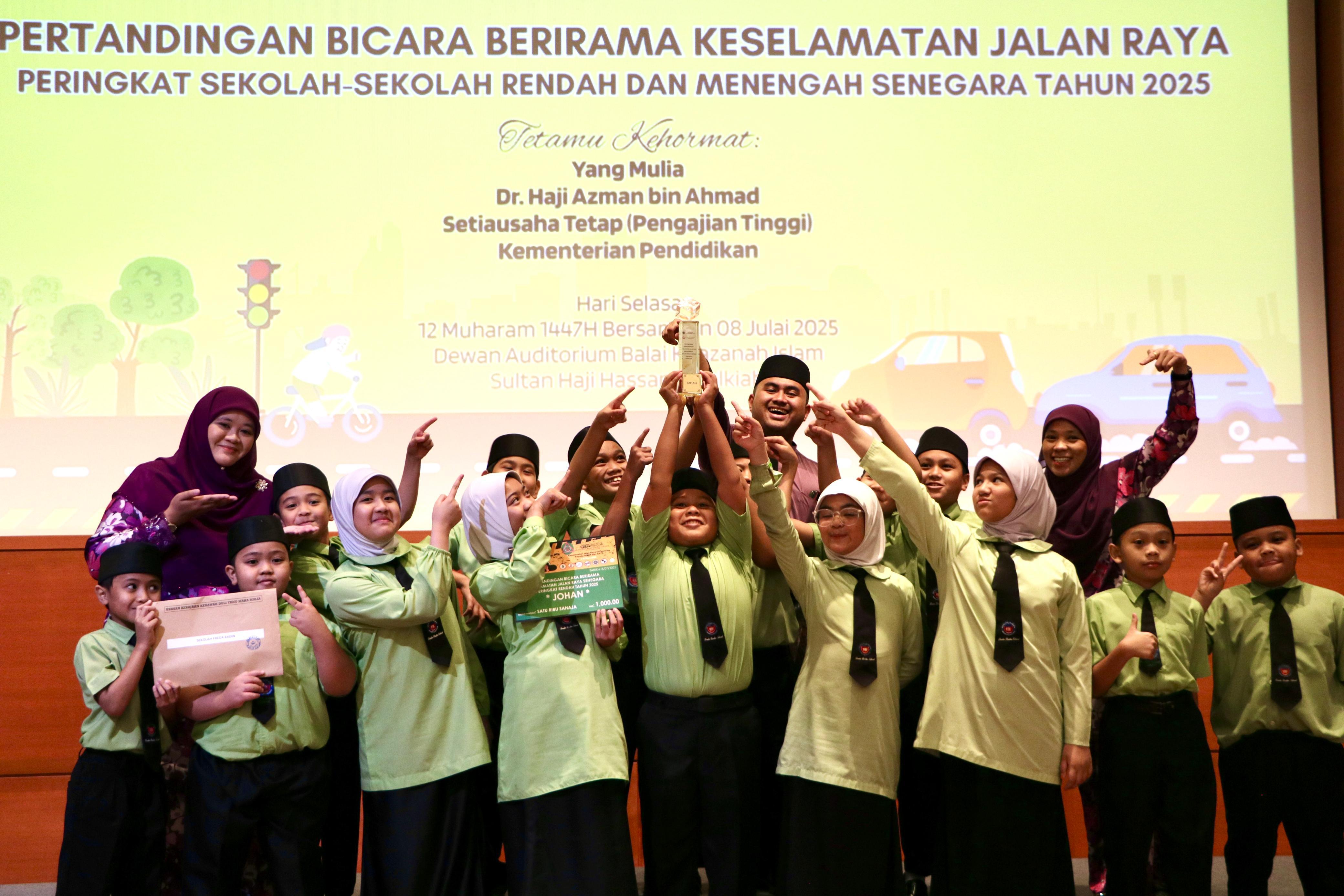Pertandingan Bicara Berirama Keselamatan Jalan Raya Peringkat Sekolah-Sekolah Rendah Dan Menengah Tahun 2025